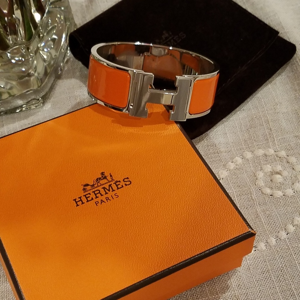 Hermes clic clac H bracelet.